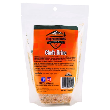 5280 Culinary Chef J's BBQ Provisions Chefs Brine Brine Mix 16 oz CHEFBRINE-CS